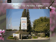 Tablet Screenshot of petersfarms.com